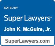 Super Lawyers Badge for John McGuire Junior.